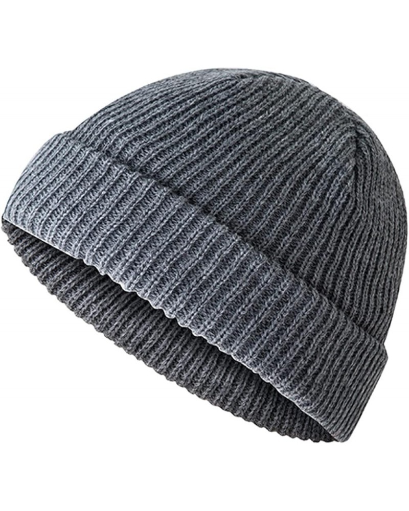 Mens Winter Hats for Men Women Thick Cable Cuff Fleece Knit Wool Cap for Outdoor Activities and Daily Gift O $7.17 Skullies &...