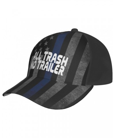 All Trash No Trailer Cap Tucker Hat Adjustable Sports Baseball Caps2 Black $18.54 Baseball Caps