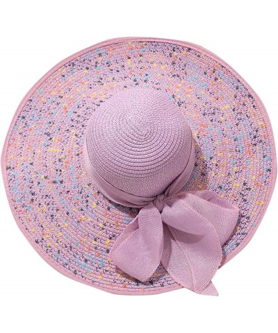 Women's Church Fascinator Bridal Tea Party Wedding Hat in N Out Burger Hat Purple-c $8.34 Sun Hats