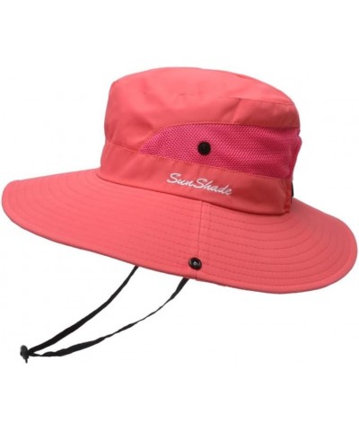 Women's Sun Hat Packable Summer UV Protection UPF 50+ Ponytail Hat for Beach Garden Fishing Hiking Travel 9 Polyester $7.59 S...