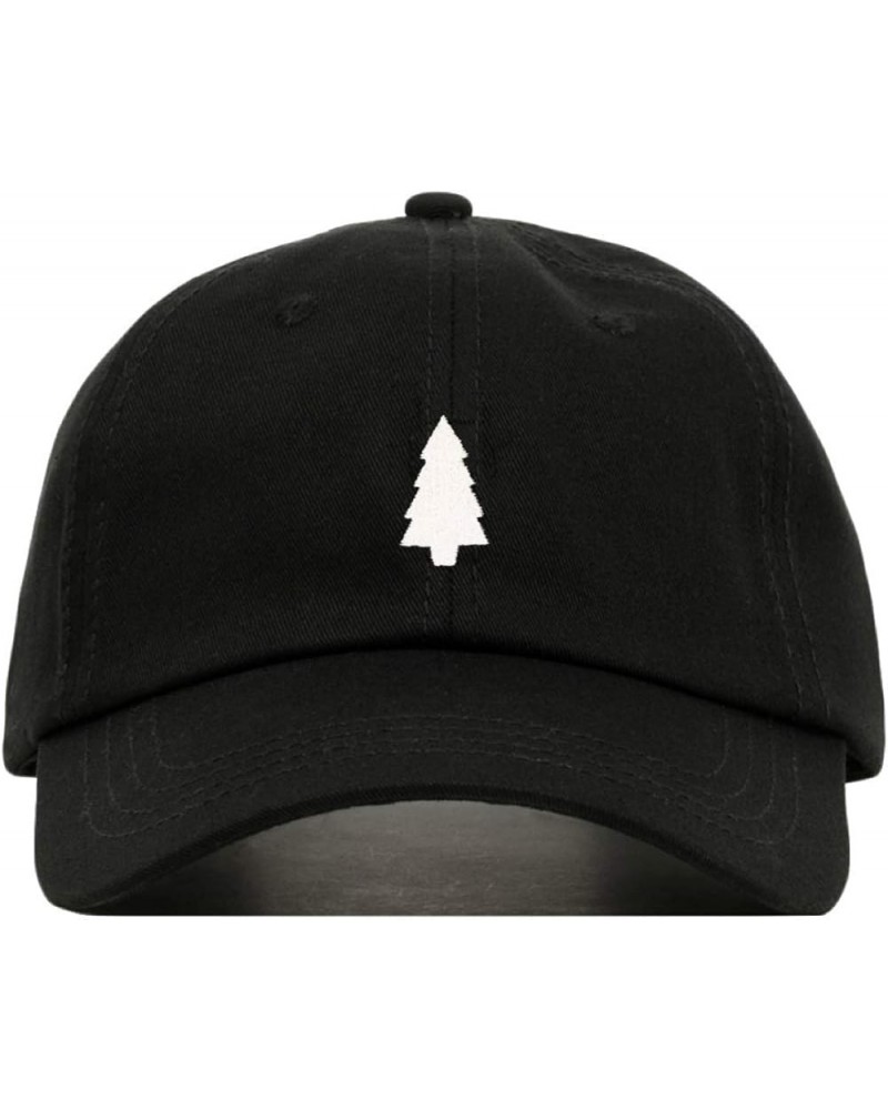 Forest Tree Baseball Hat, Embroidered Dad Cap, Unstructured Soft Cotton, Adjustable Strap Back (Multiple Colors) Black $11.51...