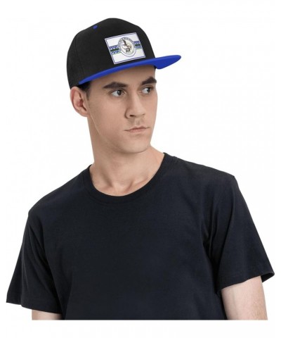 Flag Ho Chunk Baseball Cap for Men Women Snapback Hat Adjustable Flat Bill Hats Blue $10.38 Baseball Caps