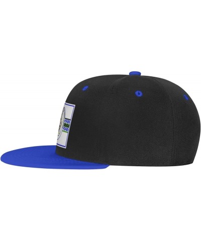 Flag Ho Chunk Baseball Cap for Men Women Snapback Hat Adjustable Flat Bill Hats Blue $10.38 Baseball Caps