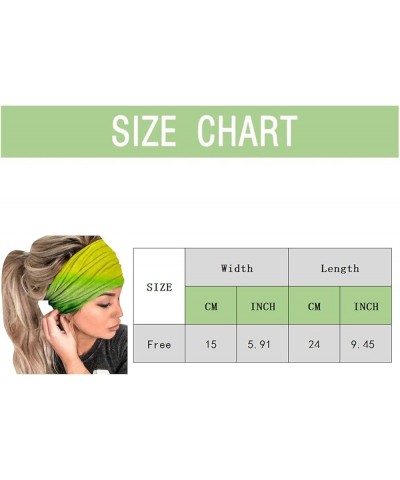 Women Turbans Print Women Hair Headband Head Elastic Wrap Bandana Headband Band Headband Ladies (Multicolor, One Size) 1 Coun...