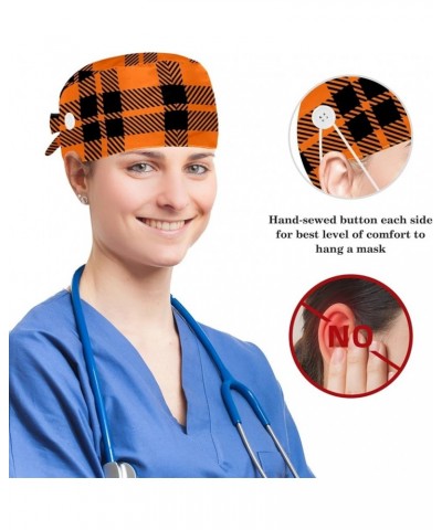 Halloween Pumpkin Classic Working Cap Adjustable Tie Back Hat Ponytail Holder Hair Accessories Color 4 $8.84 Skullies & Beanies