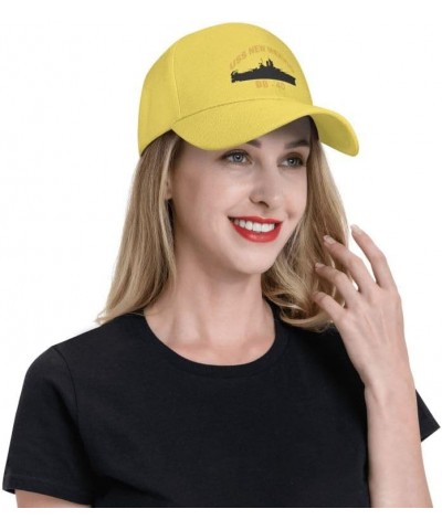 USS New Mexico Bb-40 Flag-Baseball Caps Denim Hats Cowboy Knit hat Fisherman's hat Yellow $15.47 Baseball Caps