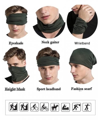 Unisex Seamless Multifunctional Headwear Bandana Scarf Elastic Tube Magic Headband Gaiter Balaclava Snood Face Mask Red $10.7...