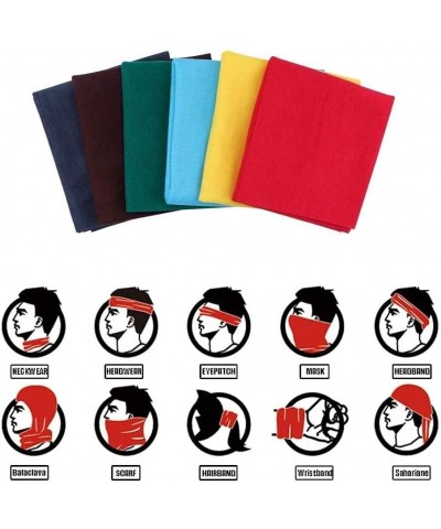 Unisex Seamless Multifunctional Headwear Bandana Scarf Elastic Tube Magic Headband Gaiter Balaclava Snood Face Mask Red $10.7...