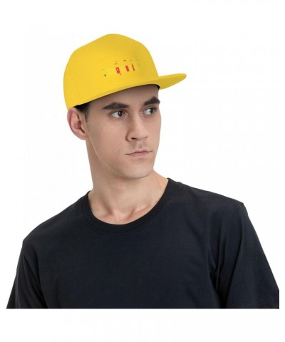 Vietnam CH-47 Chinook Unisex Flat Brim Visor hat Adjustable Baseball Cap Yellow $12.88 Baseball Caps