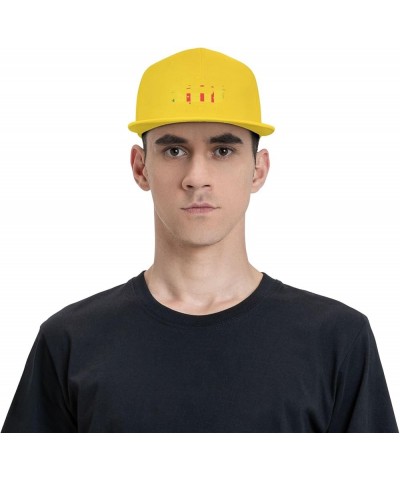 Vietnam CH-47 Chinook Unisex Flat Brim Visor hat Adjustable Baseball Cap Yellow $12.88 Baseball Caps