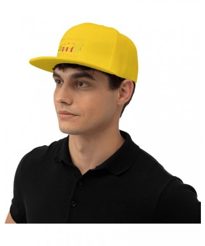 Vietnam CH-47 Chinook Unisex Flat Brim Visor hat Adjustable Baseball Cap Yellow $12.88 Baseball Caps