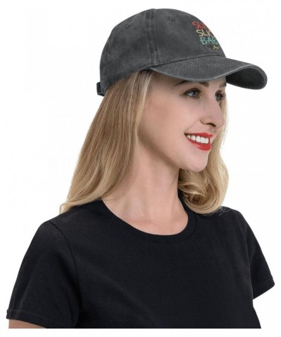 Slice Slice Baby Retro Baseball Cap for Women Men Baseball Hat Golf Dad Hats Black $12.07 Baseball Caps