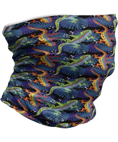 Unisex Multicolor Face and Neck Warmers Exotic Flora and Fauna $13.43 Scarves