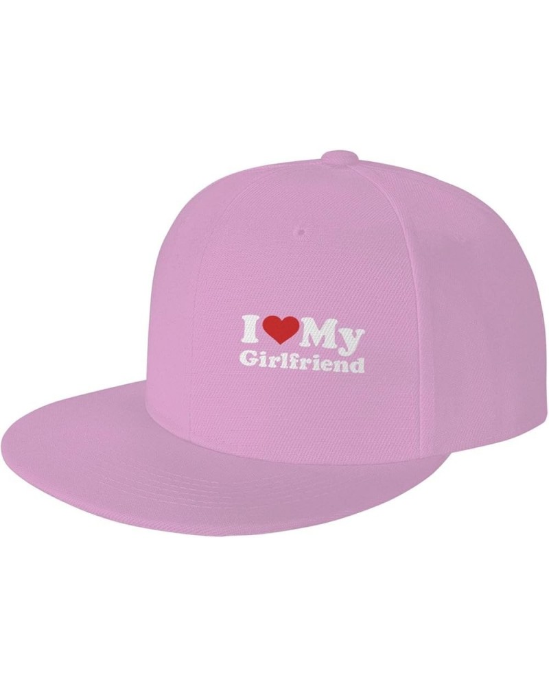 I Love My Girlfriend Funny I Heart My Girlfriend Baseball Cap Men Trucker Hat Women Dad Hat Sun Hat Ponytail Hat Black Pink $...