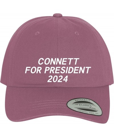 Connett for President 2024 - Comfortable Dad Hat Baseball Cap Pink $11.73 Baseball Caps