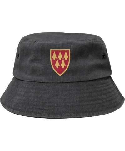 32nd Army Air and Missile Defense Command Bucket Hat for Men Women Outdoor Washed Cotton Sun Hats Travel Beach Hat Black $12....