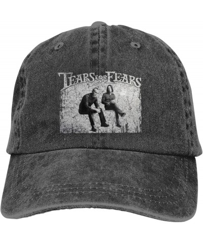 Tears Music for Fears Hat Fashion Versatile Baseball Cap Adjustable Washed Denim Hat Men Women Casquette Black Black $10.35 B...