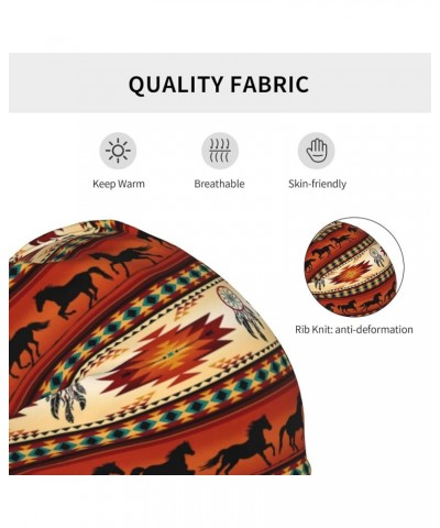 Native American Indian Beanie Hat Funny Sleep Cap Headwear Hats Neck Gaiter Headscarf for Women Men Native-a7 $11.20 Skullies...