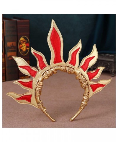 Flame Headband Red Fire Halloween Headdress Goddess Halo Headpiece Costume Hair Accessories for Women and Girls $10.18 Headbands