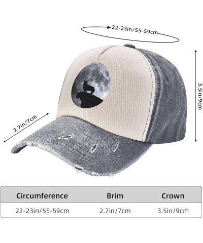 Welsh Corgi Vintage Baseball Cap, Cowboy Patchwork Wash Baseball Cap Adjustable Cotton Trucker Cap Gray Baseball Caps $9.43 B...