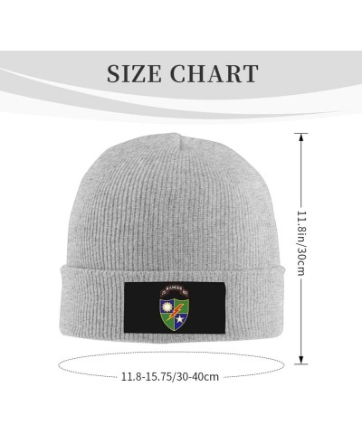 75th Ranger Regiment1 Beanie Hat Cap Knit Hat for Men Women Soft Warm Beanie Caps Gray $14.68 Skullies & Beanies