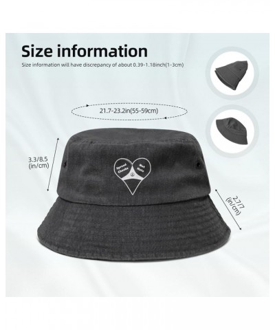 Spread Cheek Not Hate Bucket Hat Summer Travel Sun Hat Fisherman Cap for Women Men Black Black $10.55 Bucket Hats