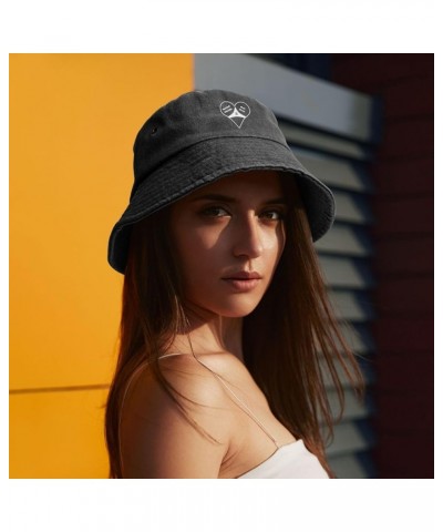 Spread Cheek Not Hate Bucket Hat Summer Travel Sun Hat Fisherman Cap for Women Men Black Black $10.55 Bucket Hats