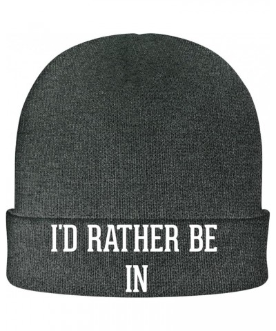 I'd Rather Be in Bulgaria - Soft Adult Beanie Cap Grey $17.18 Skullies & Beanies