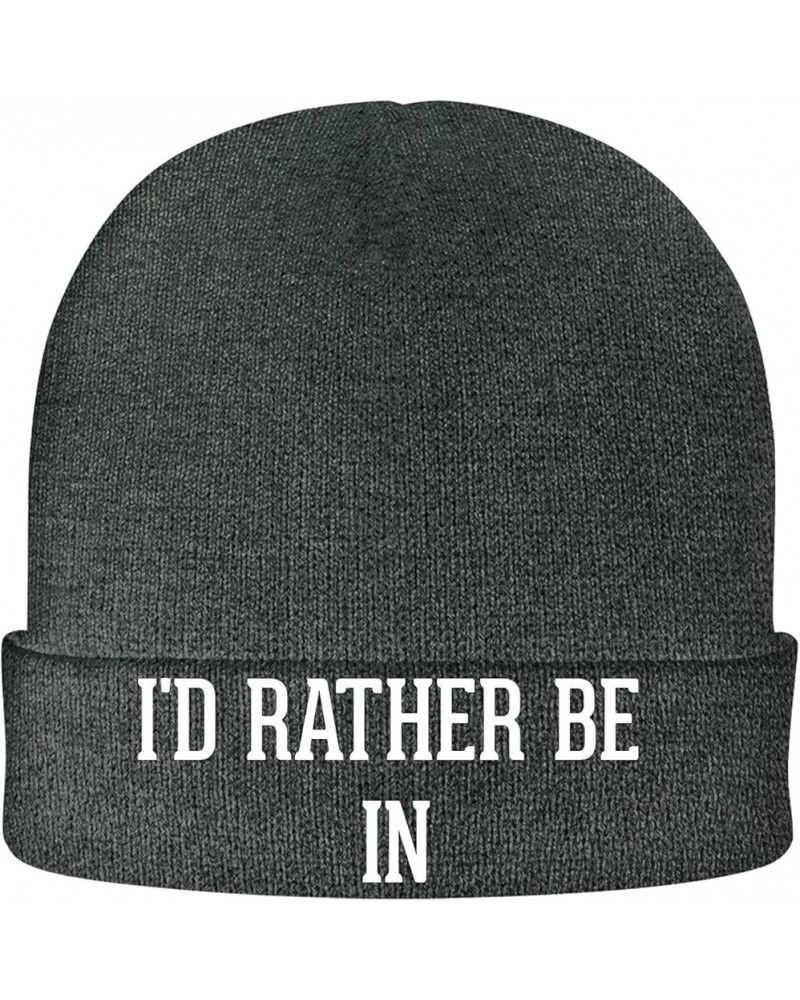 I'd Rather Be in Bulgaria - Soft Adult Beanie Cap Grey $17.18 Skullies & Beanies