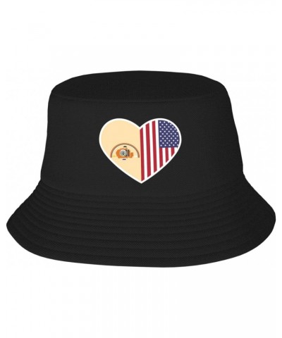 I Love America and Navajo Bucket Hat for Men Women Outdoor Summer Beach Travel Fishing Cap Black $12.03 Bucket Hats