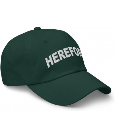 Hereford Pennsylvania Hat Hereford PA Cap Embroidered Dad Hat Adjustable Strap Closure Unisex Spruce $21.99 Baseball Caps