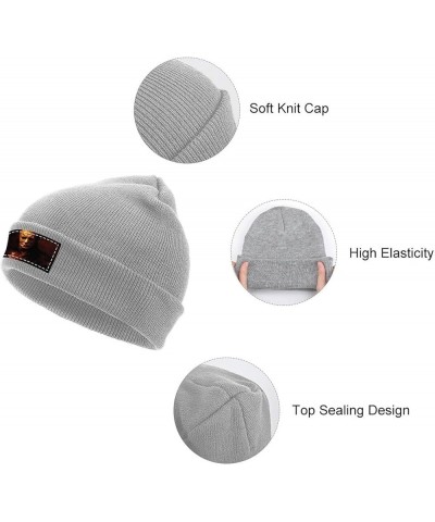 Fashion Warm Hat Halloween Michael Myerss Stretchy Cap Hedging Cap Casual Cap for Men Women Beanie Hat Light Gray-style-6 $9....