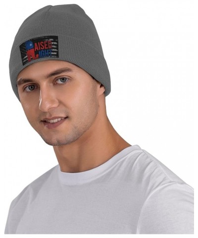 Raised Right Vintage Republican Knit Hats Winter Warm Chunky Beanie Hat for Men Women Deep Heather $14.32 Skullies & Beanies