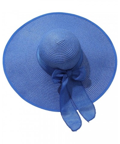 Beach Hats for Women, Wide Brim Sun Hat for Women UPF 50+, Sun Hat Gifts Birthday Easter 1-dark Blue $6.93 Sun Hats