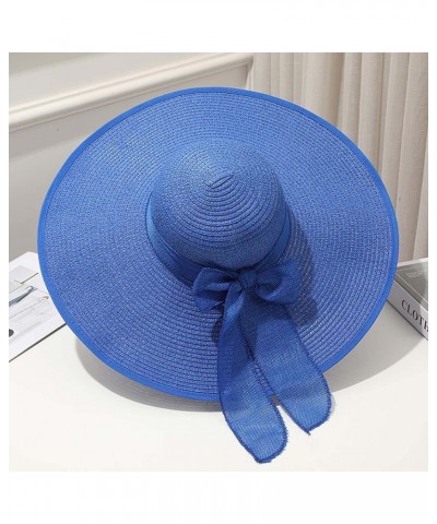 Beach Hats for Women, Wide Brim Sun Hat for Women UPF 50+, Sun Hat Gifts Birthday Easter 1-dark Blue $6.93 Sun Hats