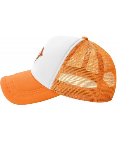 Allis Chalmers Trucker Hat Men - Mesh Baseball Snapback Cap Baseball Cap Baseball Cap Orange $10.44 Baseball Caps