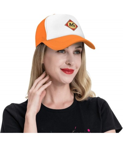 Allis Chalmers Trucker Hat Men - Mesh Baseball Snapback Cap Baseball Cap Baseball Cap Orange $10.44 Baseball Caps