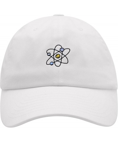 Atom Premium Dad Hat Embroidered Baseball Cap Electron Neutron White $12.24 Baseball Caps