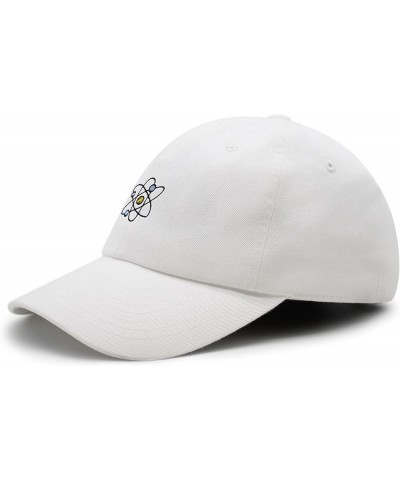 Atom Premium Dad Hat Embroidered Baseball Cap Electron Neutron White $12.24 Baseball Caps