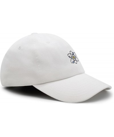 Atom Premium Dad Hat Embroidered Baseball Cap Electron Neutron White $12.24 Baseball Caps