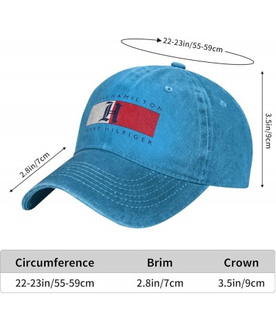 Vintage Washed Baseball Cap Hip Hop Hats Adjustable Denim Snapback Hat for Men Women Dad Hats Black Blue $9.68 Baseball Caps