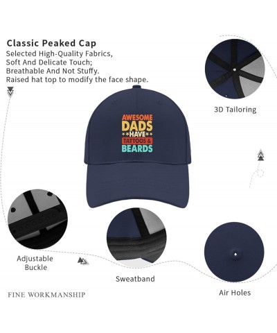 Baseball Hats for Men Fathers Day Workout Hat for Women Baseball Hat Quick Dry Sun Hat Navy $9.99 Visors