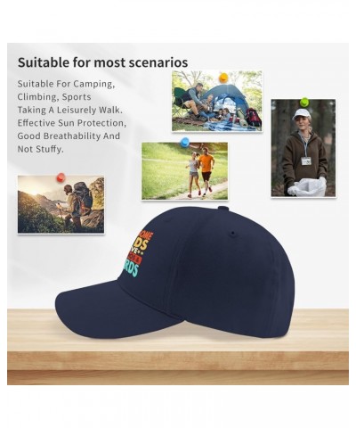 Baseball Hats for Men Fathers Day Workout Hat for Women Baseball Hat Quick Dry Sun Hat Navy $9.99 Visors