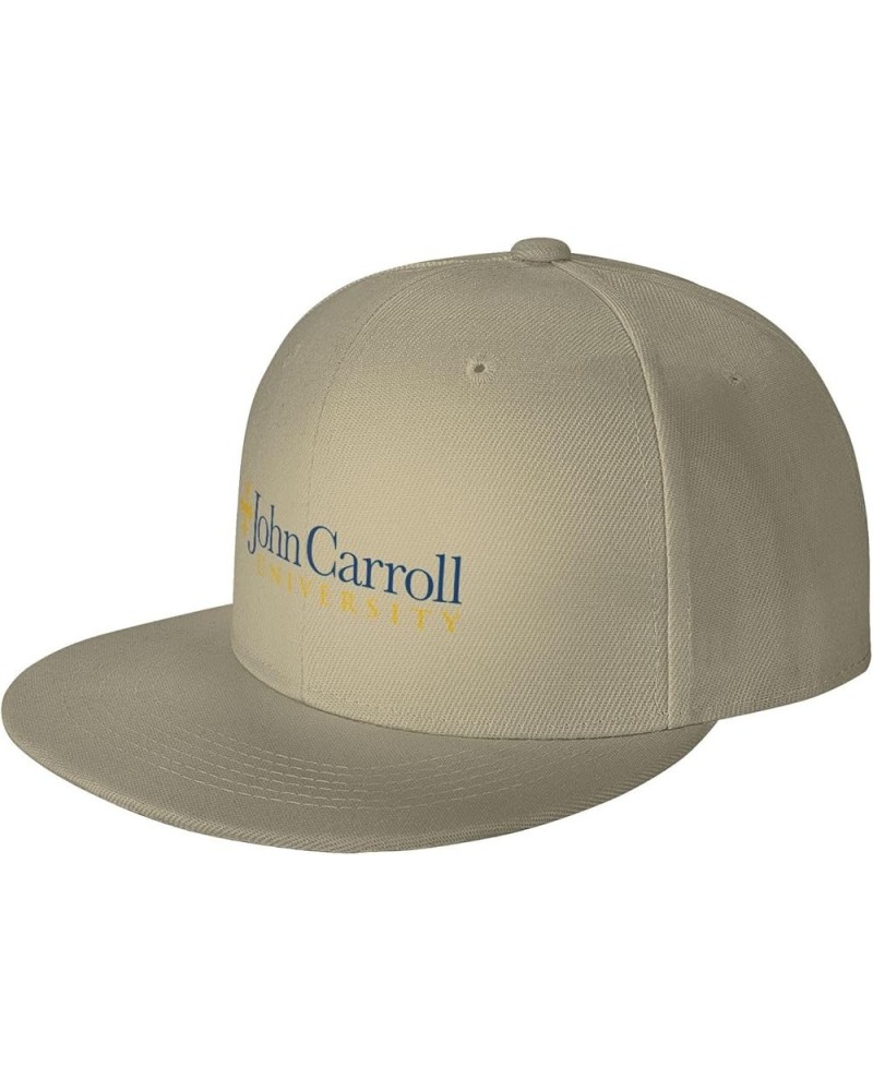 John Carroll University Logo Hats for Men Flat Bill Fitted Caps Baseball Trucker Dad Hat Natural $8.39 Baseball Caps