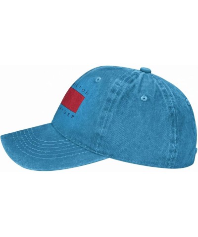 Vintage Washed Baseball Cap Hip Hop Hats Adjustable Denim Snapback Hat for Men Women Dad Hats Black Blue $9.68 Baseball Caps