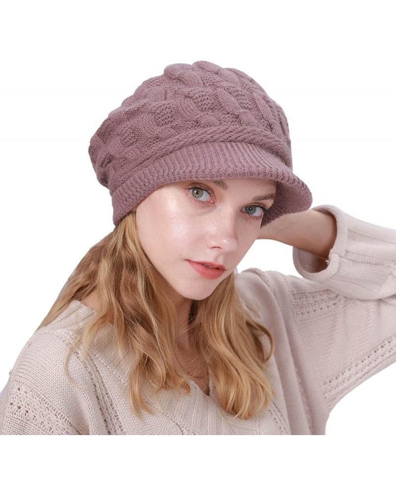 Womens Mens Winter Warm Hat Crochet Slouchy Beanie Oversized Winter Hats 2022 Printed Faux Fur Pom Knitted Caps Pp1 $9.09 Sku...