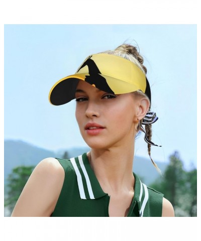 Golden Balloon Printed Adult Sunscreen Visor Cap Fashion Sun hat Outdoor Leisure Cap Giraffe Sunset $15.20 Sun Hats