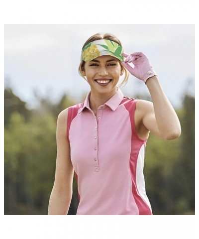 2024 Sun Sports Visor Men Women,Adjustable Empty Top Hat Pink White_6 $19.25 Visors