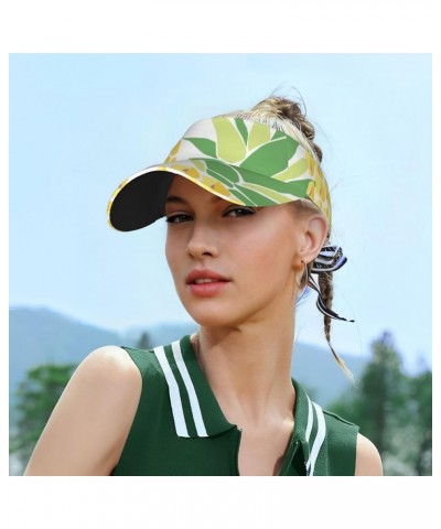 2024 Sun Sports Visor Men Women,Adjustable Empty Top Hat Pink White_6 $19.25 Visors