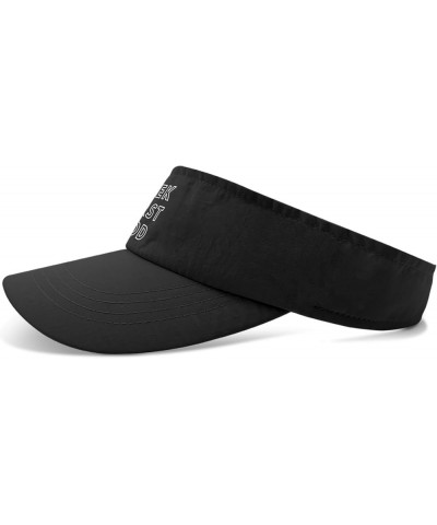 Seek First God Caps Visor Hats for Women Sun Visor Trendy Visor Sun Hat Allblack $10.58 Sun Hats